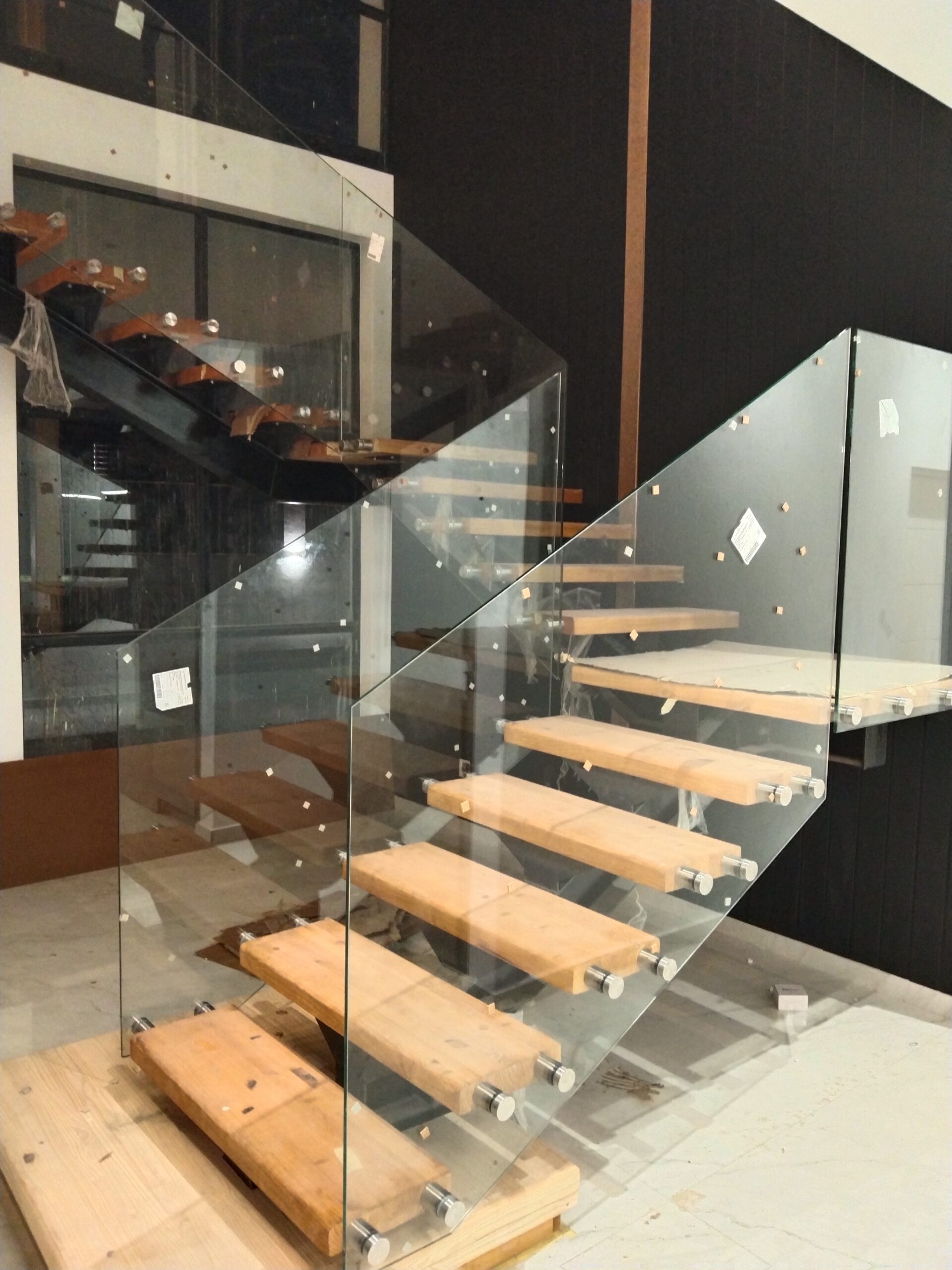 Floating Staircase + Frameless Glass Floating Staircase + Frameless Glass